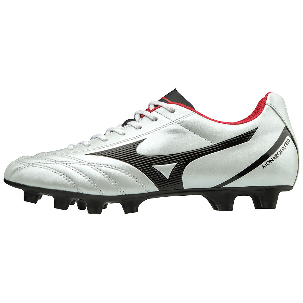 Botas de Futbol Mizuno Monarcida Neo Select Hombre Blancas/Negras Baratas IBKF-75863